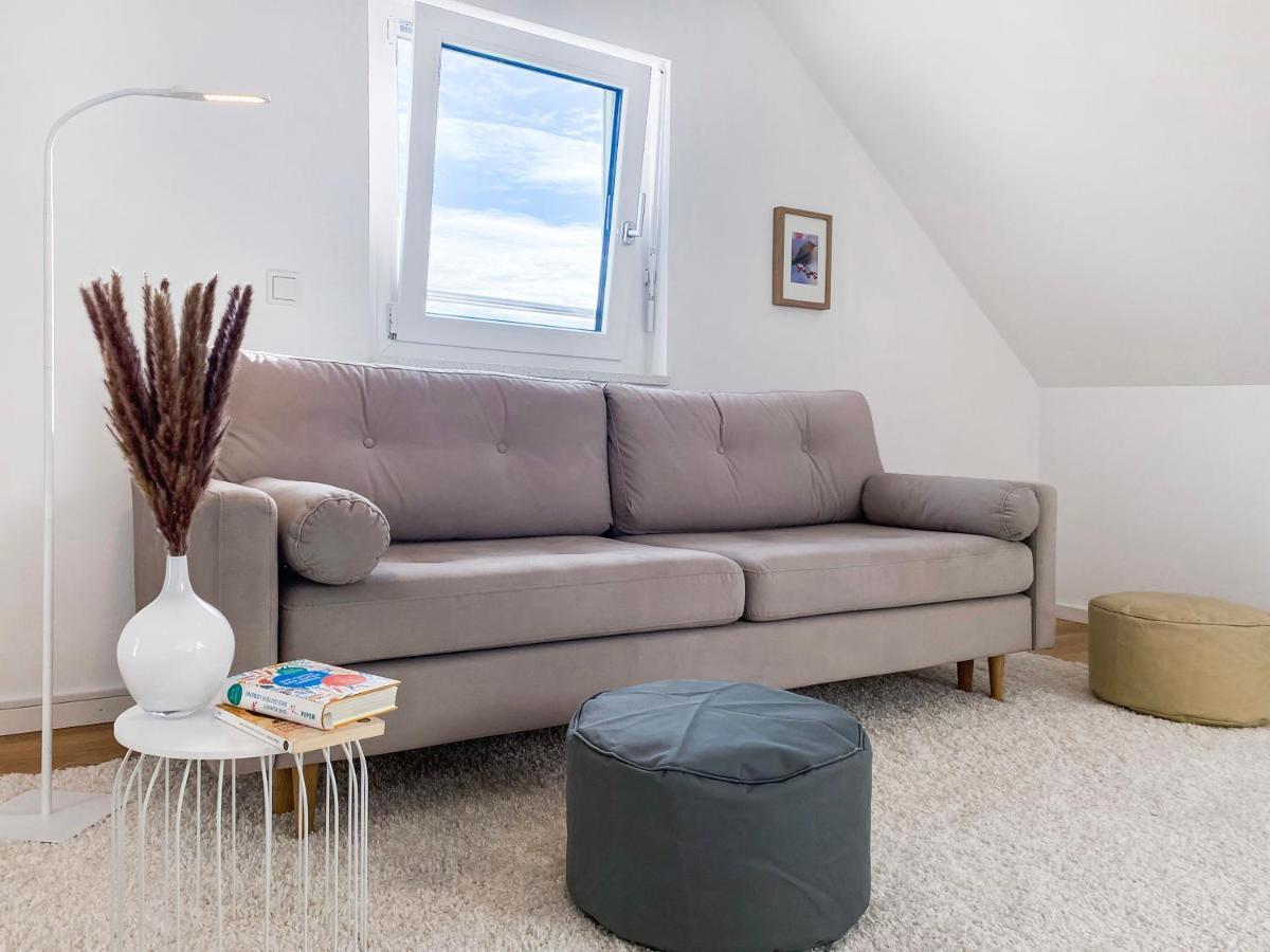 Modern & Stylisch - Penthouse-Feeling Nahe Flughafen Muenchen Apartman Freising Kültér fotó