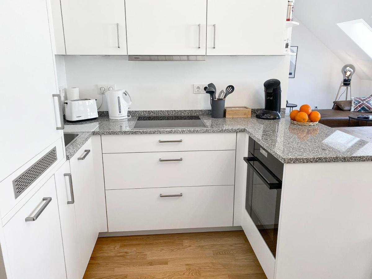 Modern & Stylisch - Penthouse-Feeling Nahe Flughafen Muenchen Apartman Freising Kültér fotó